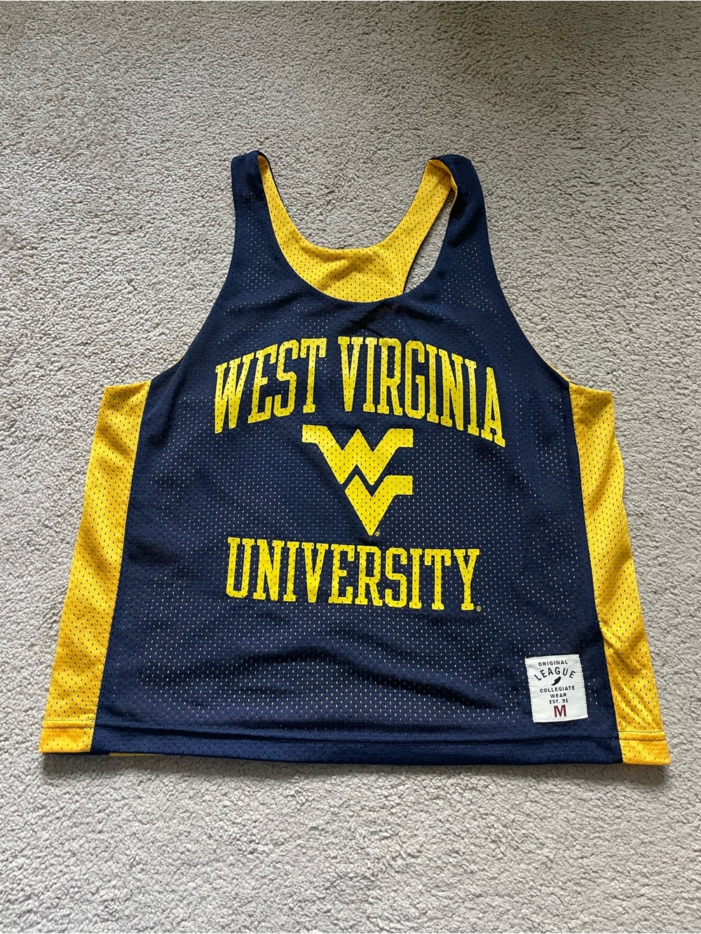 West Virginia University- Reversible Racerback Tank Top